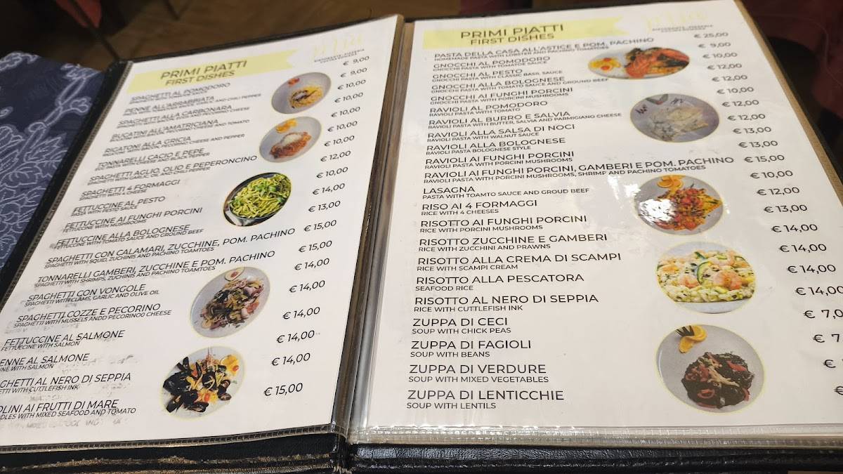 Mia Ristorante меню