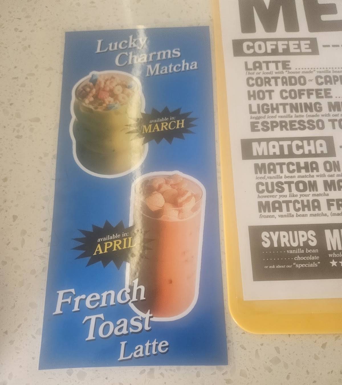 Mikey G's меню