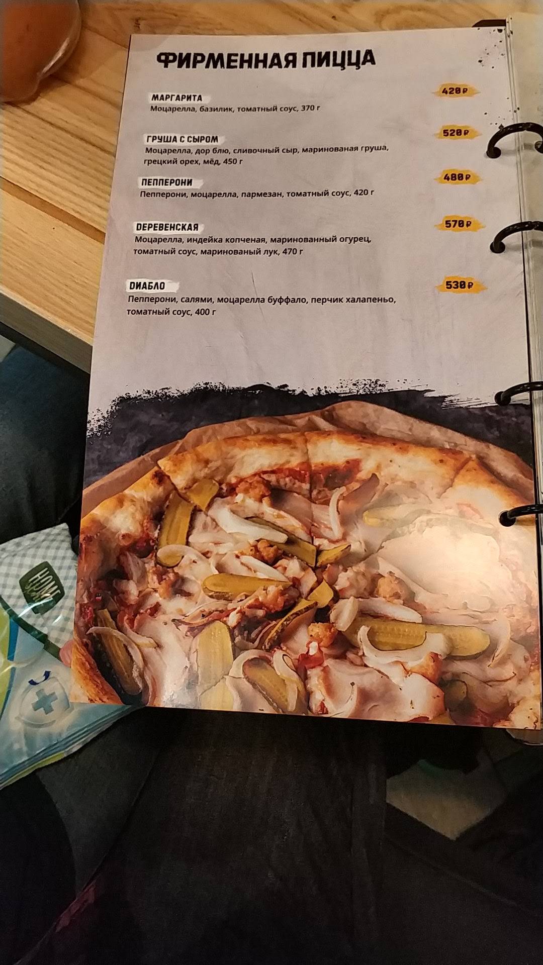 Cernovar Troparevo меню