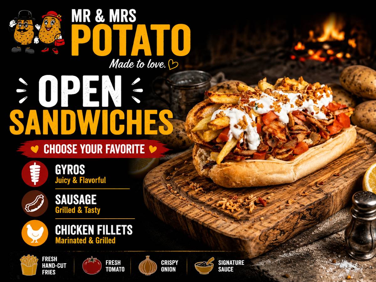 Mr & Mrs Potato Rhodes меню