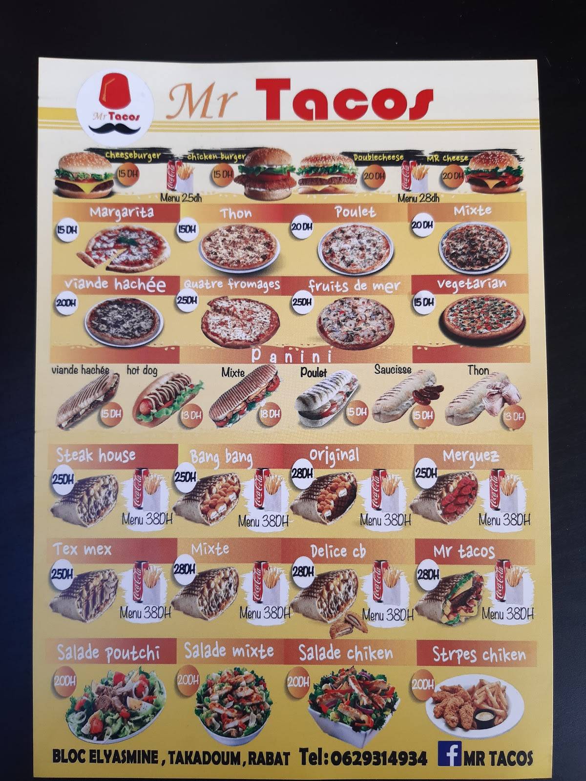 MrTacos меню