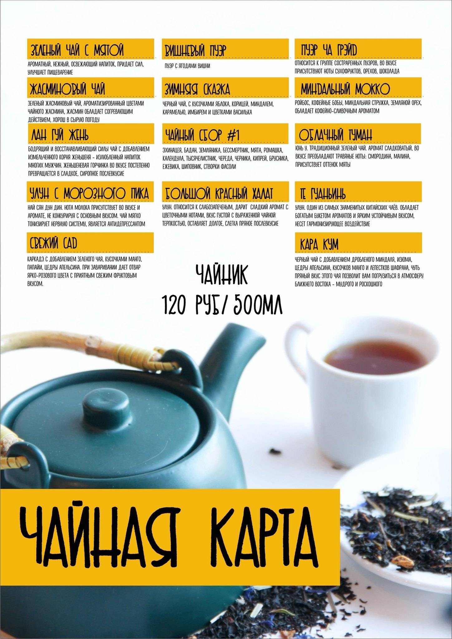 Murchim меню