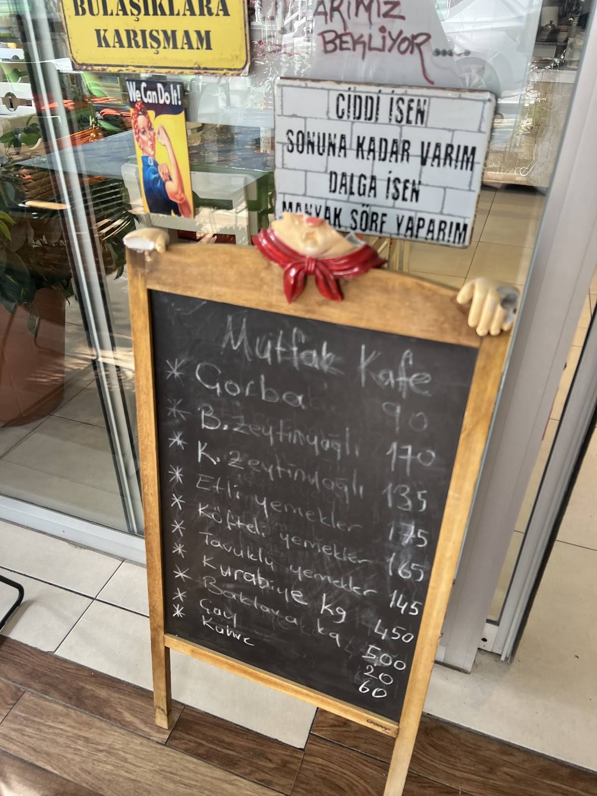 Mutfak ev yemekleri&kafe меню