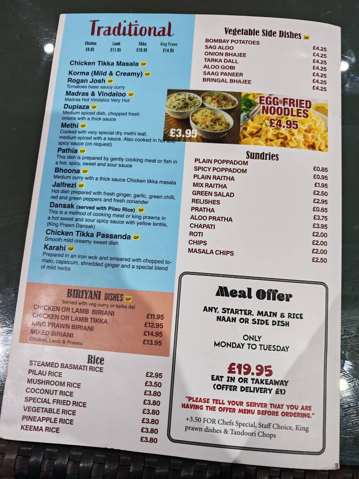 Naz's Rasoi меню
