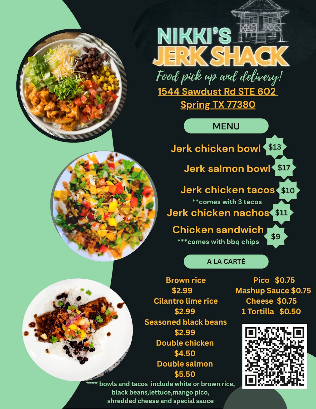 Nikki's Jerk Shack меню