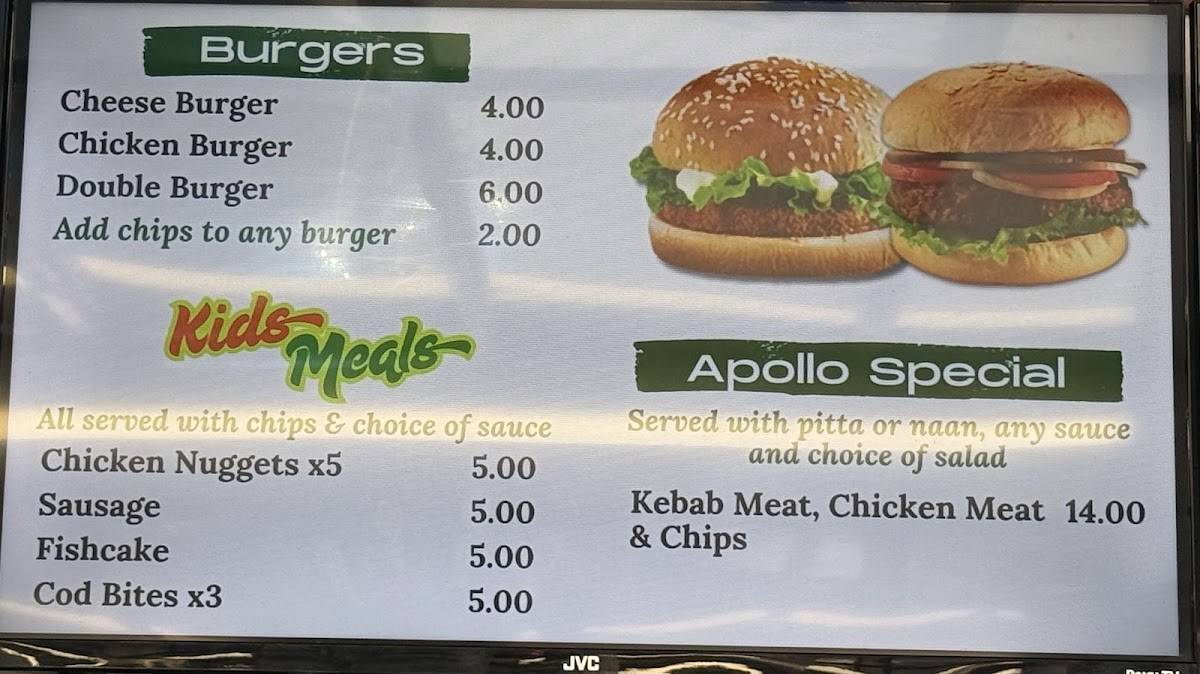 Apollo Fish Bar меню