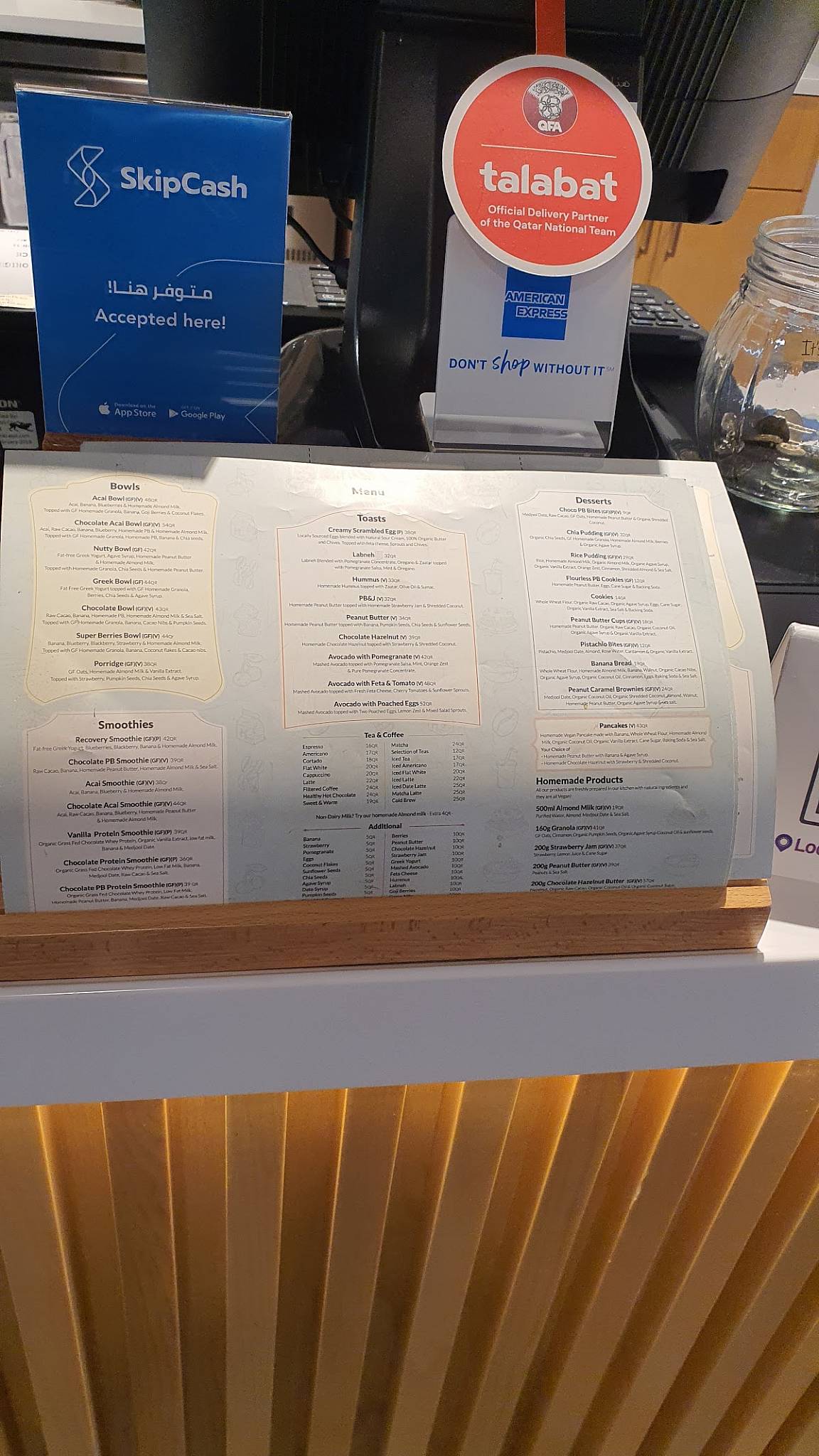 Origin Café меню