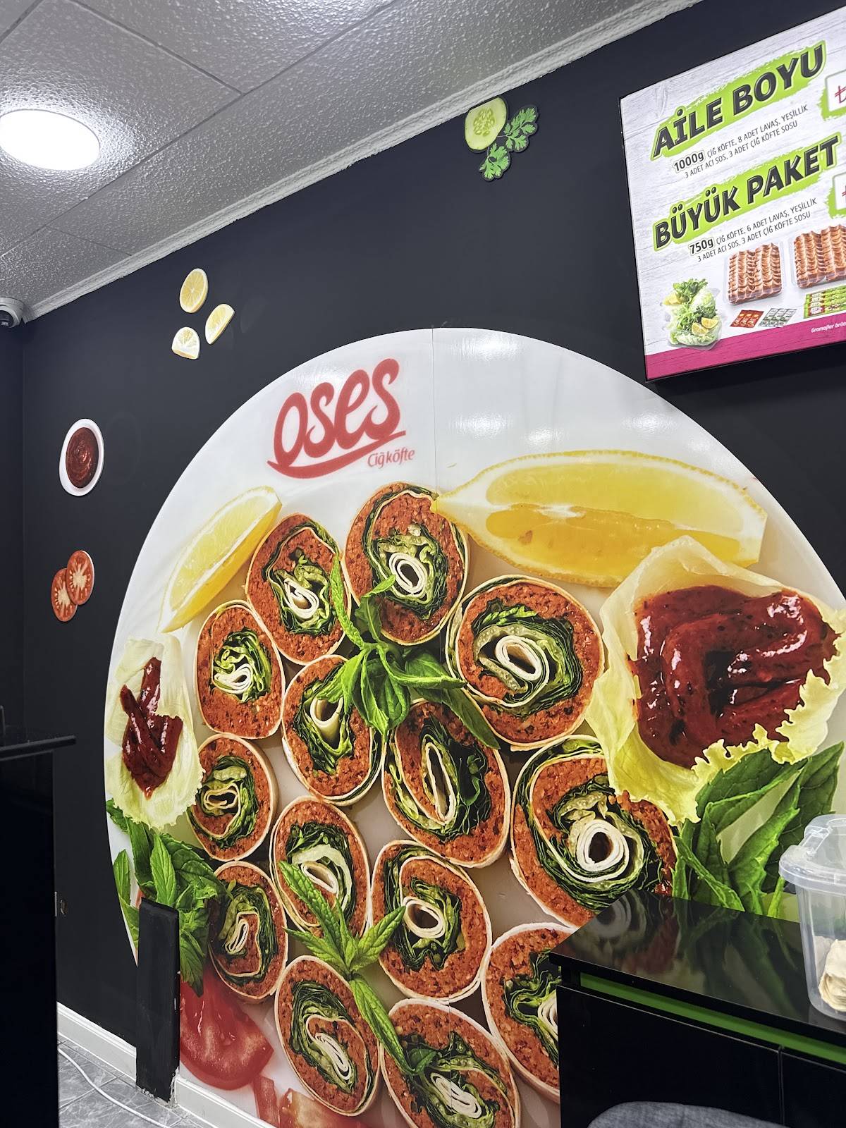 Oses Çiğ Köfte меню