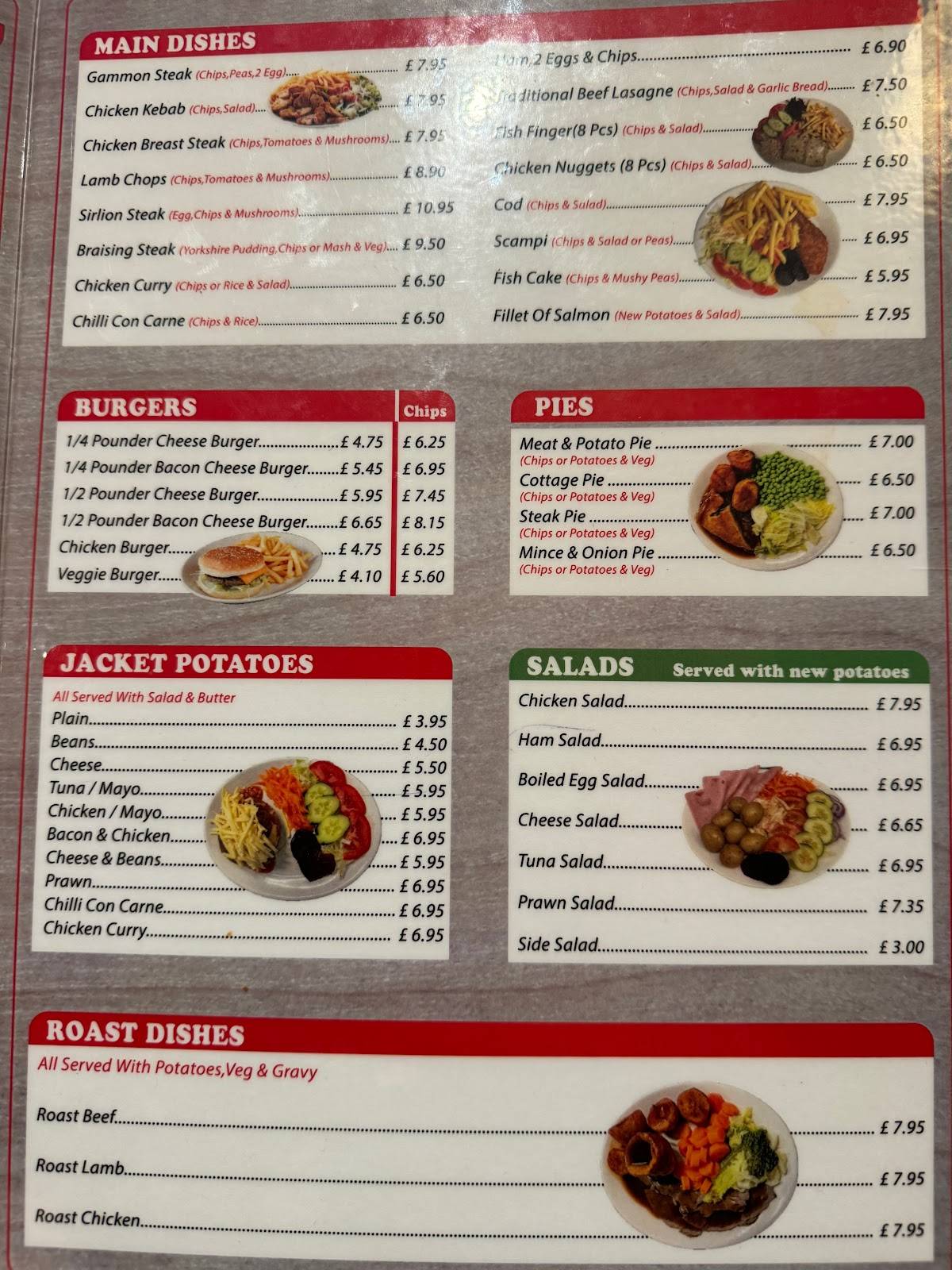 PJ’s CAFE & BISTRO меню