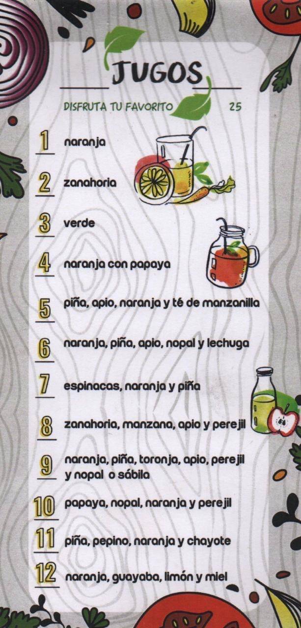 Paco's меню