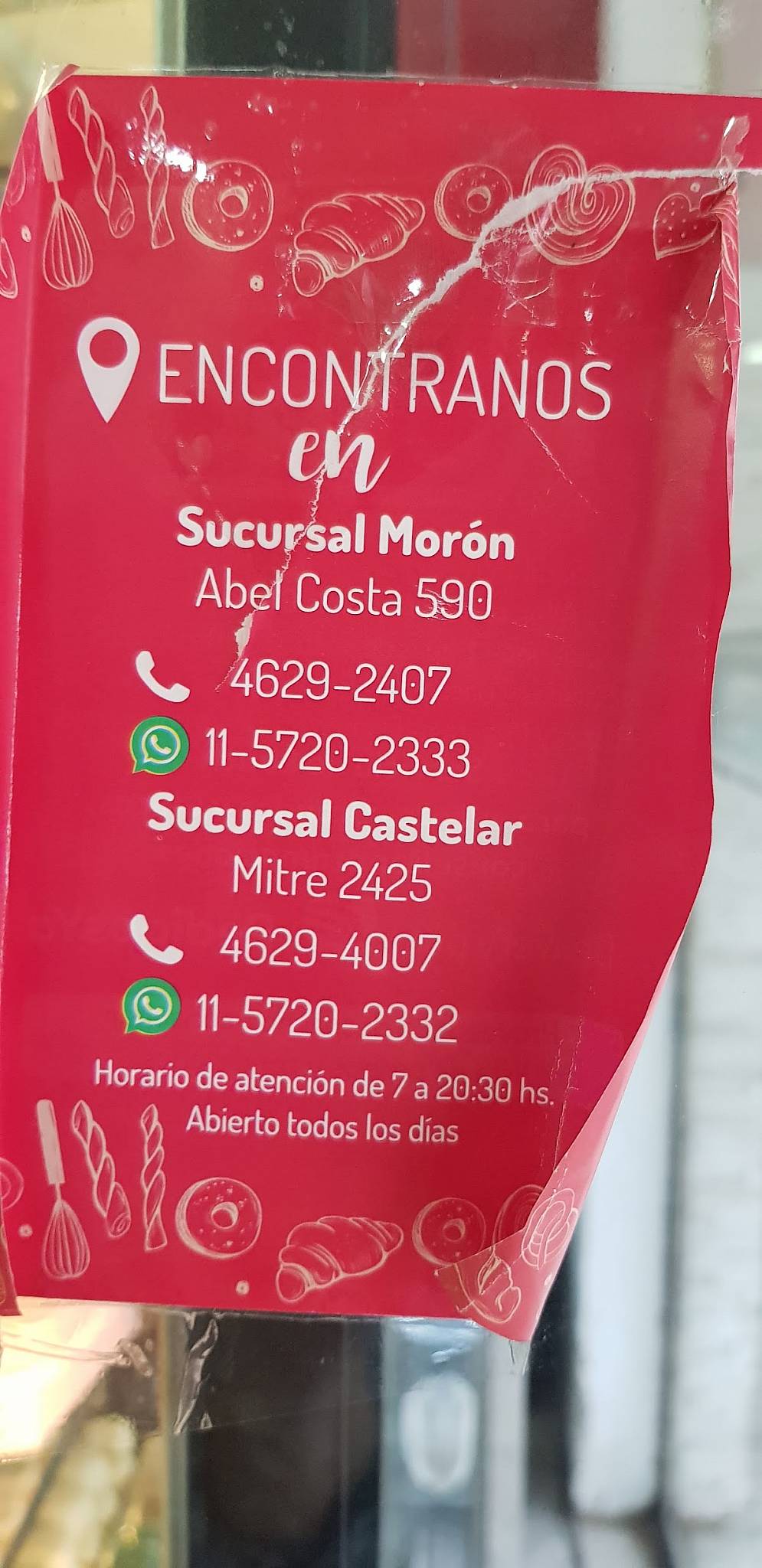 Panadería Roma Morón меню