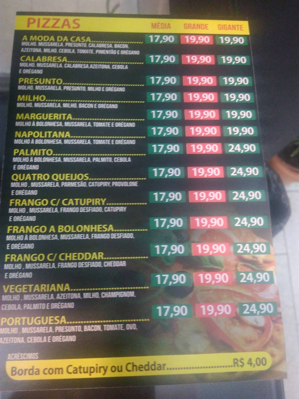 Pão Real Panificadora меню