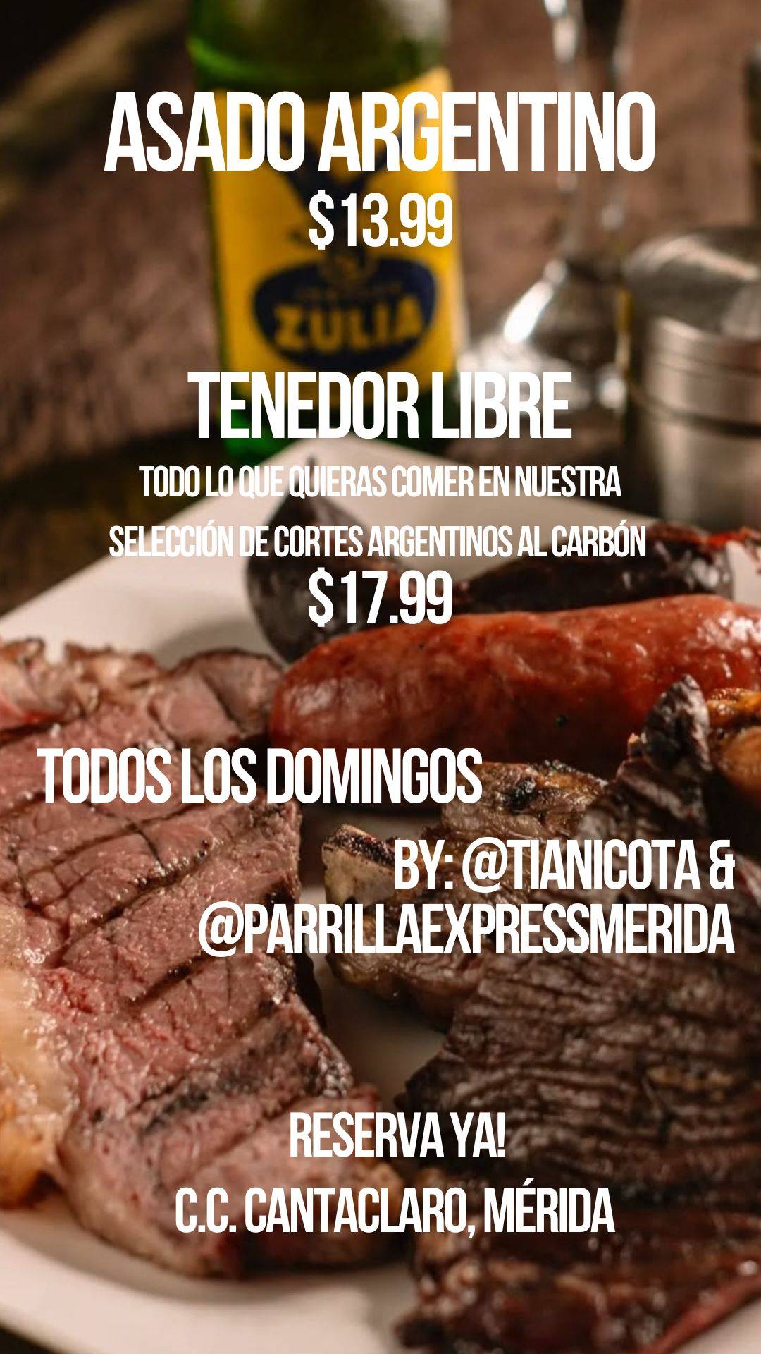 Parrilla Express Mérida меню