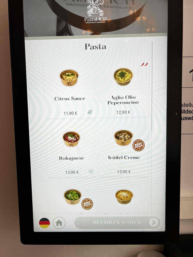 Pastalich – Pasta Manufaktur Hannover List меню