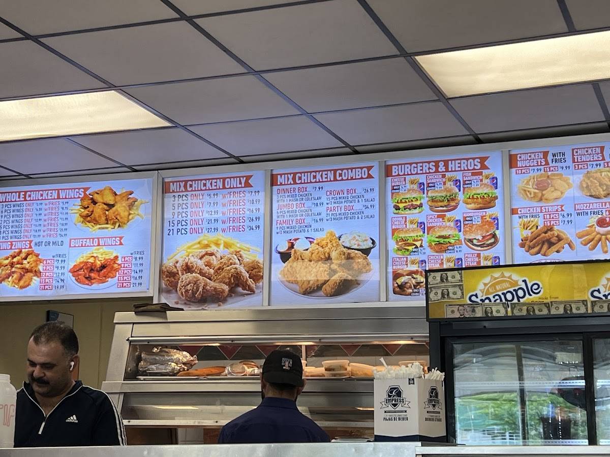 Crown Fried Chicken меню