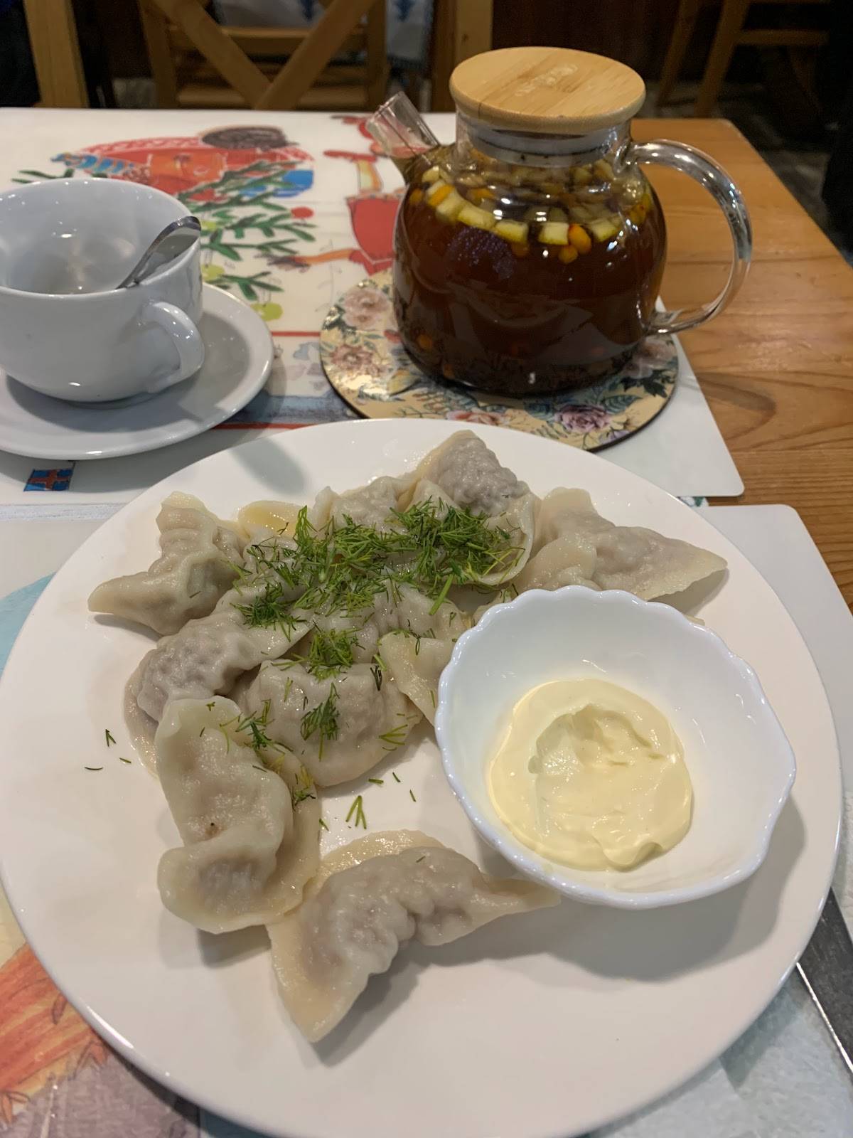 Пельменная меню