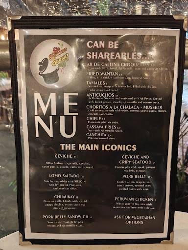 Peruvian Savour меню