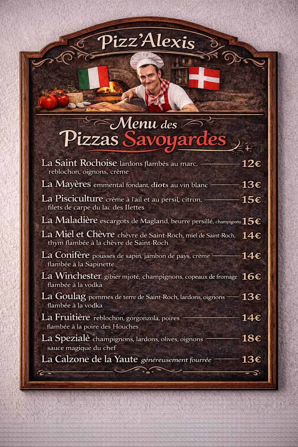 Pizz’Alexis Saint Roch меню