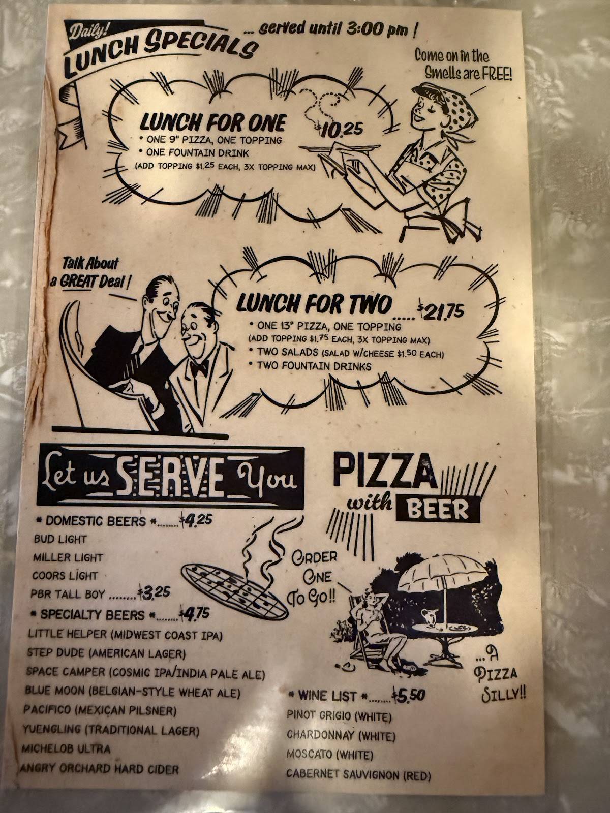 Pizza House меню