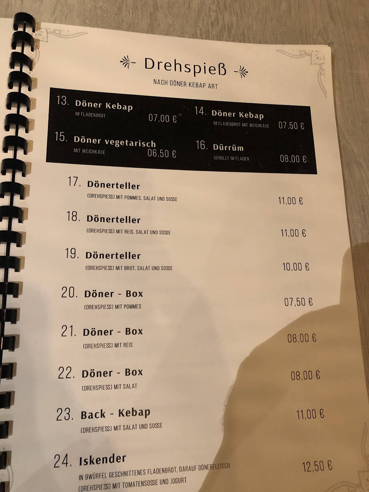 Roava Ravensburg (Pizza Paradies) меню