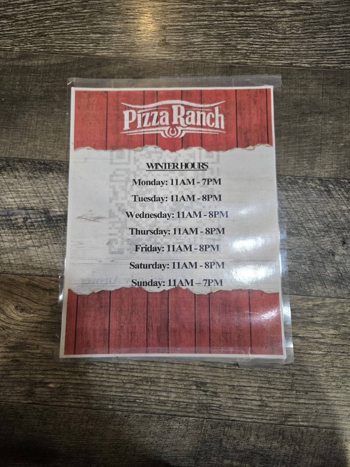 Pizza Ranch меню