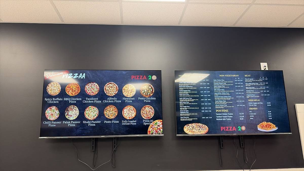 Pizza20 меню