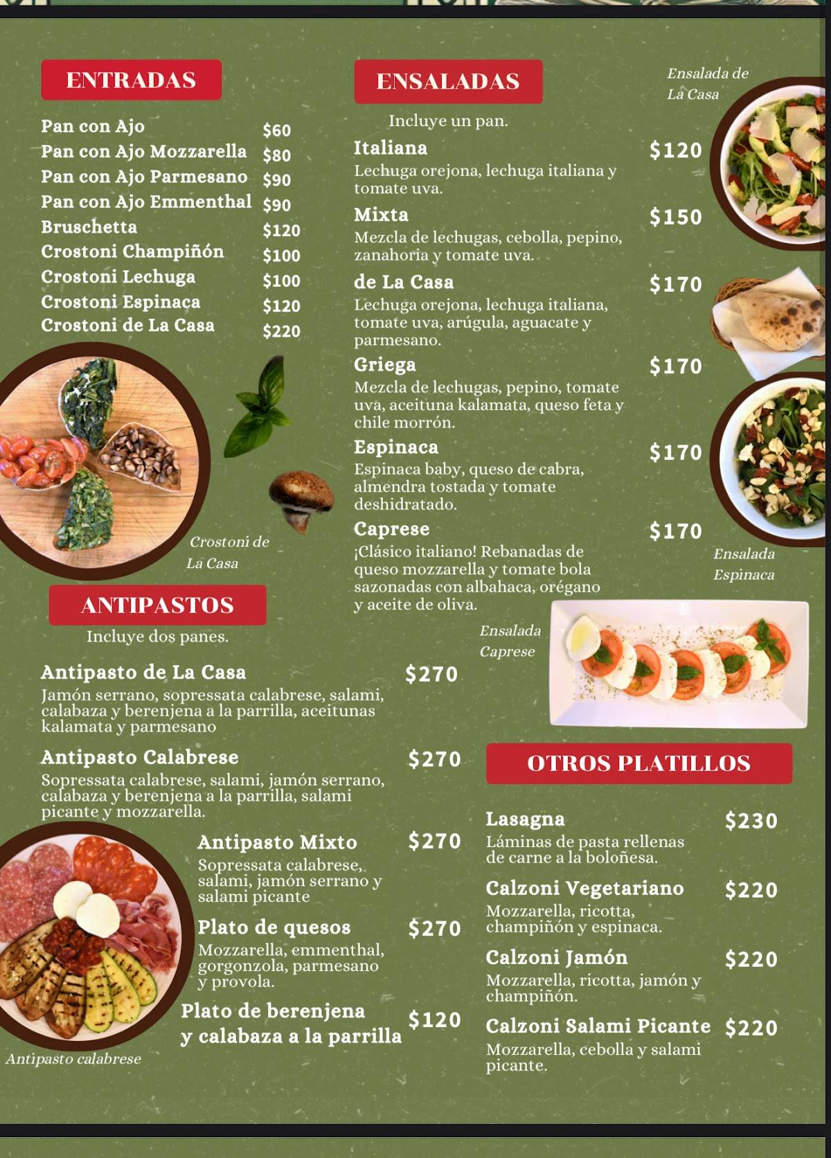 Pizzería IL CALABRESE меню