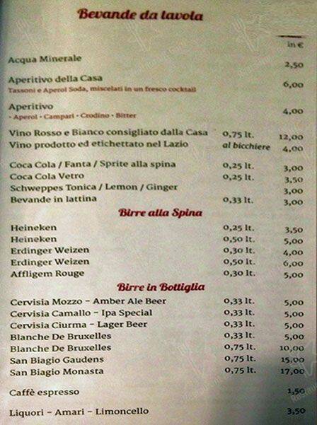 Rigatoni Cafe' меню