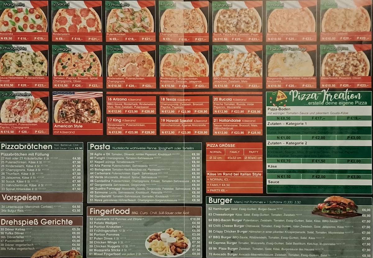 PIZZA DAY&NIGHT меню