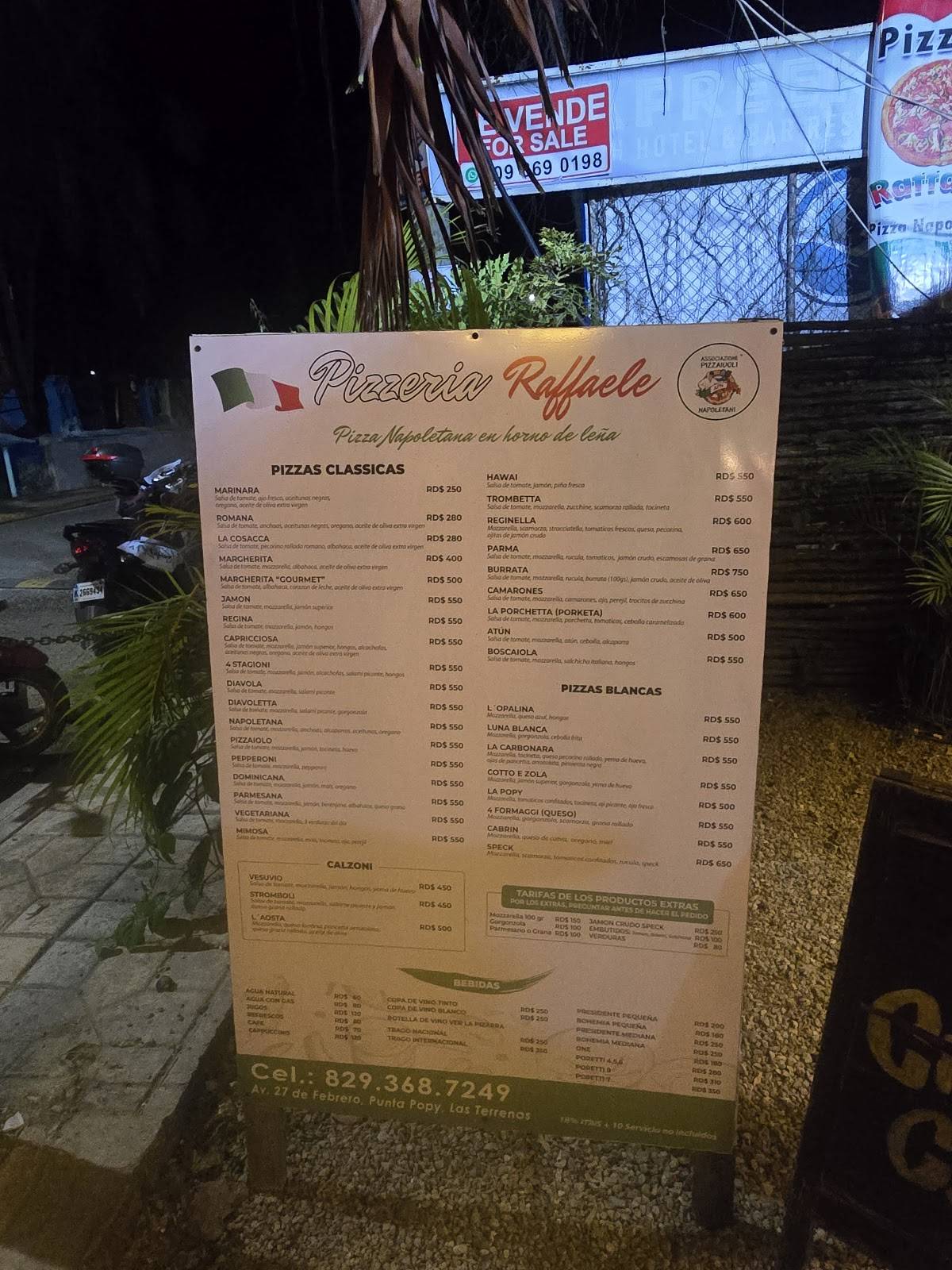 Pizzeria Raffaele меню