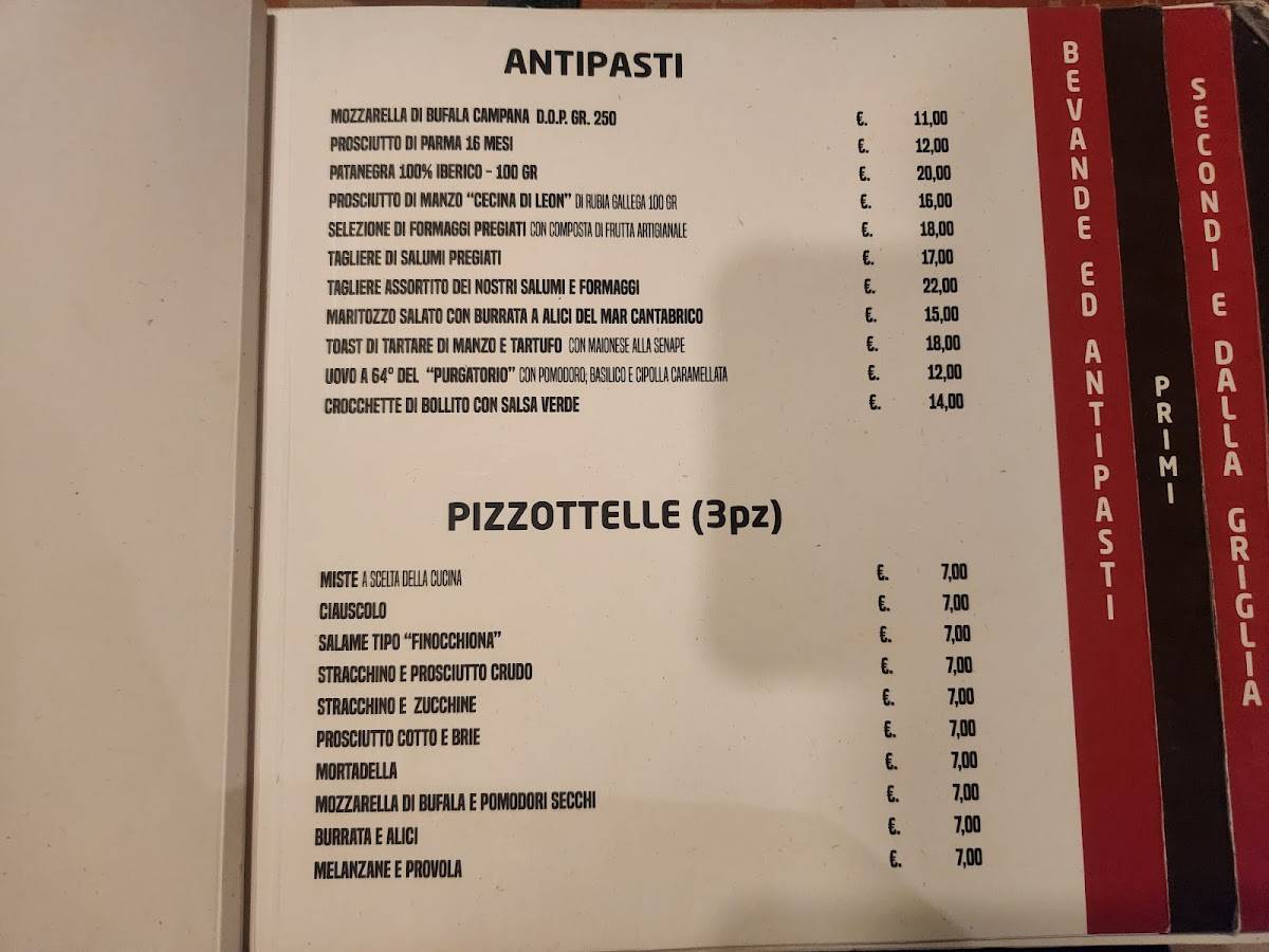 Ristorante Buono Enoteca e Cocktail Bar меню