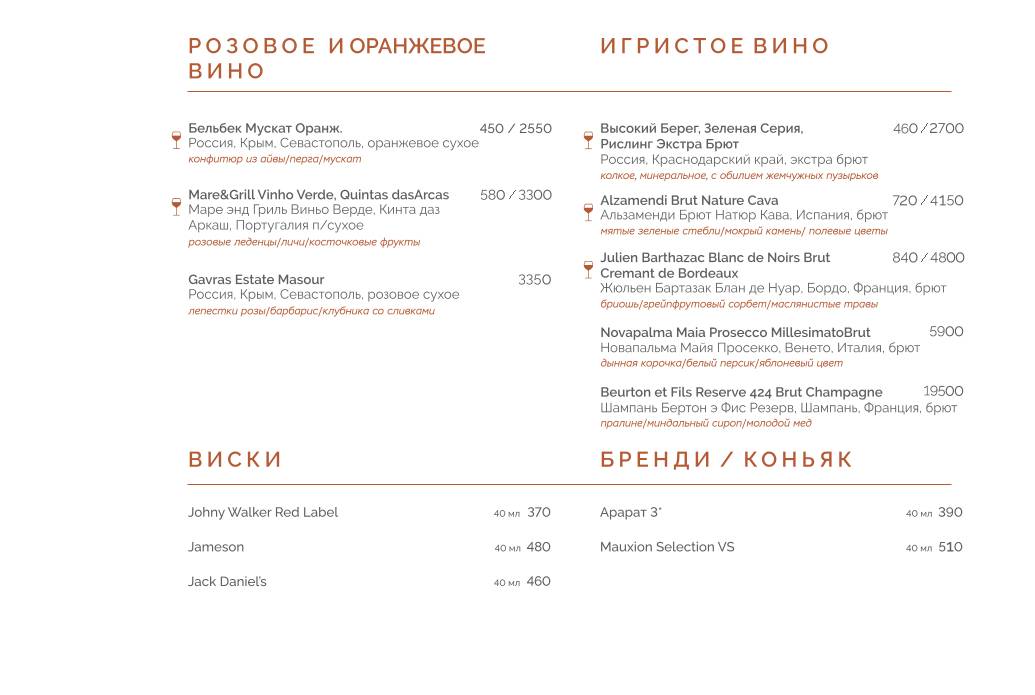 Полли меню