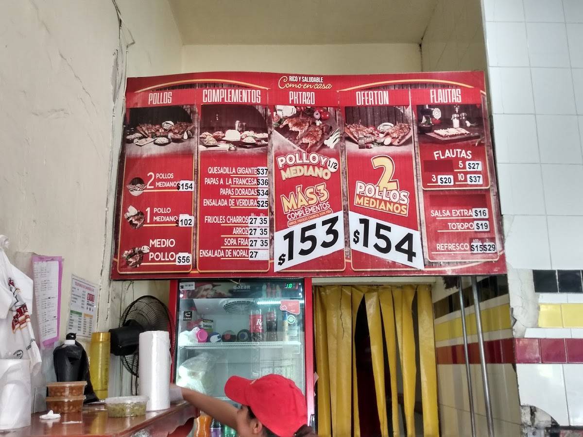 Pollo Feliz меню