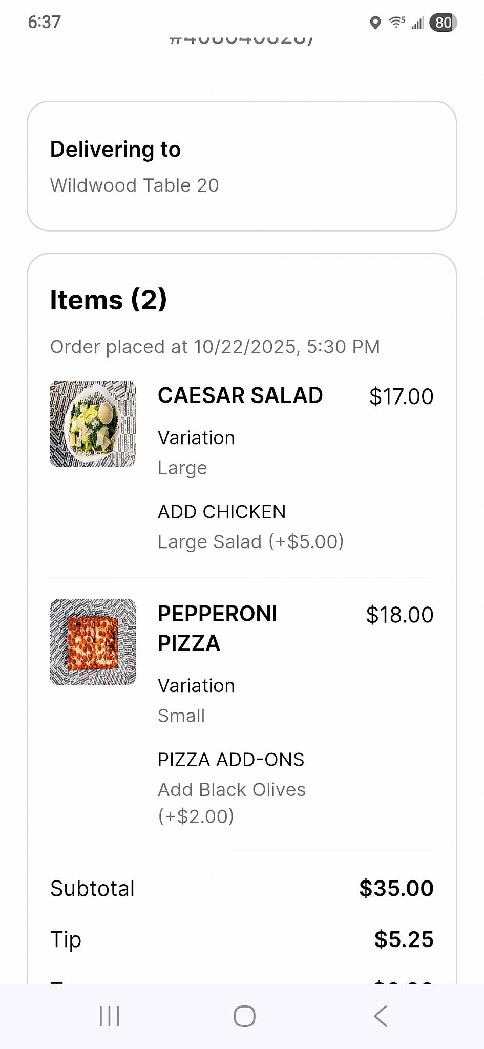Pop Pizza меню