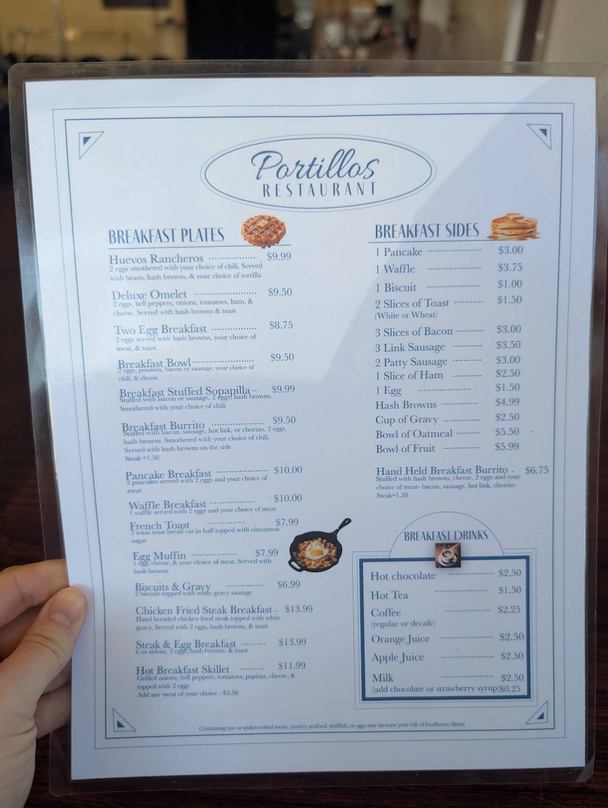 Portillos Restaurant Mexican меню