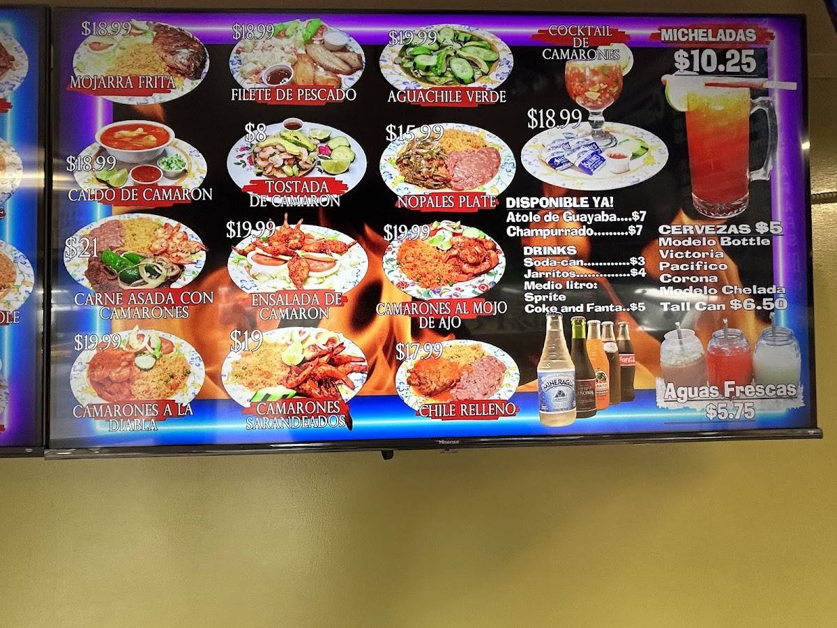 Restaurant 3 Reyes меню