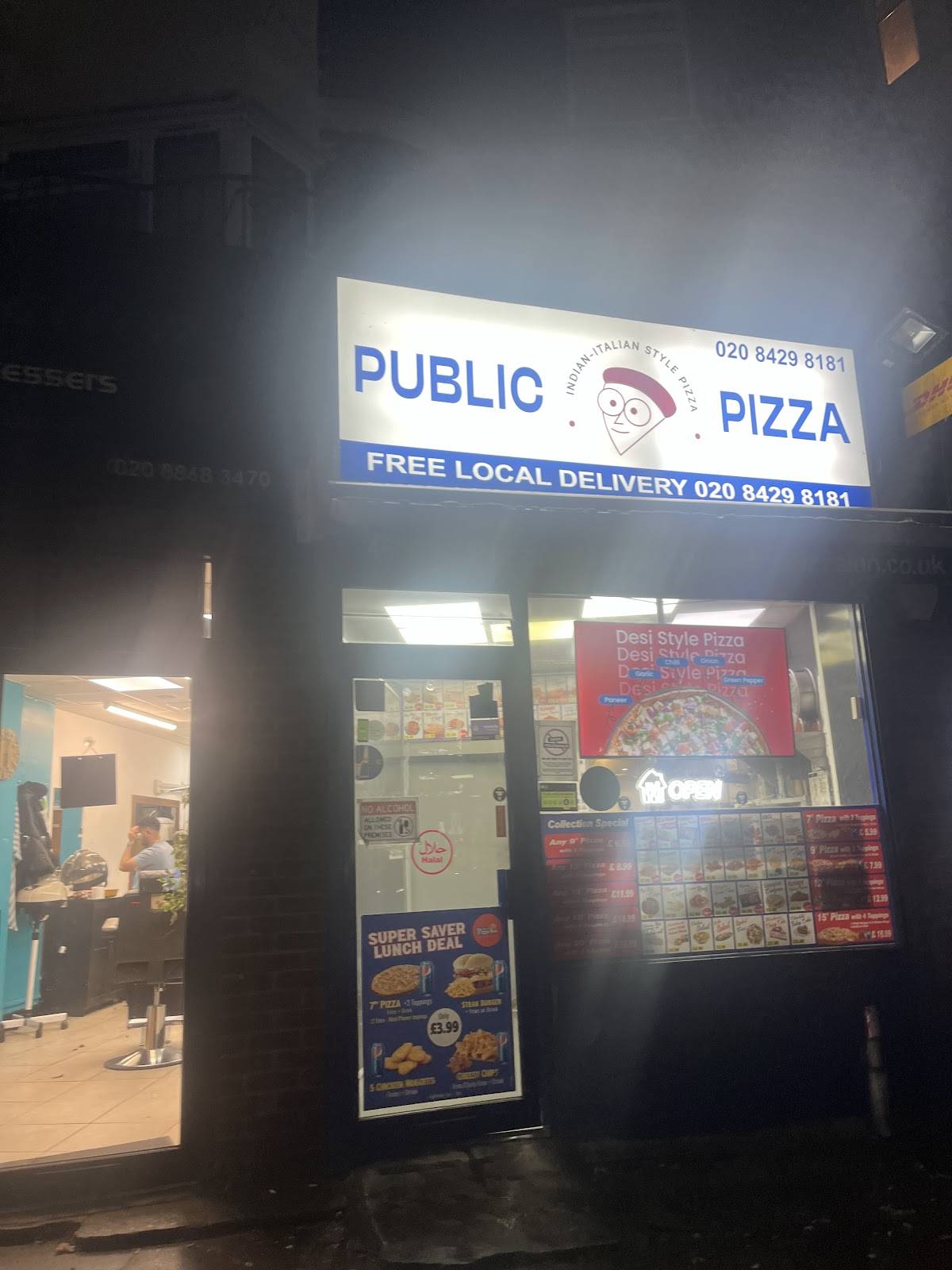 Public Pizza меню