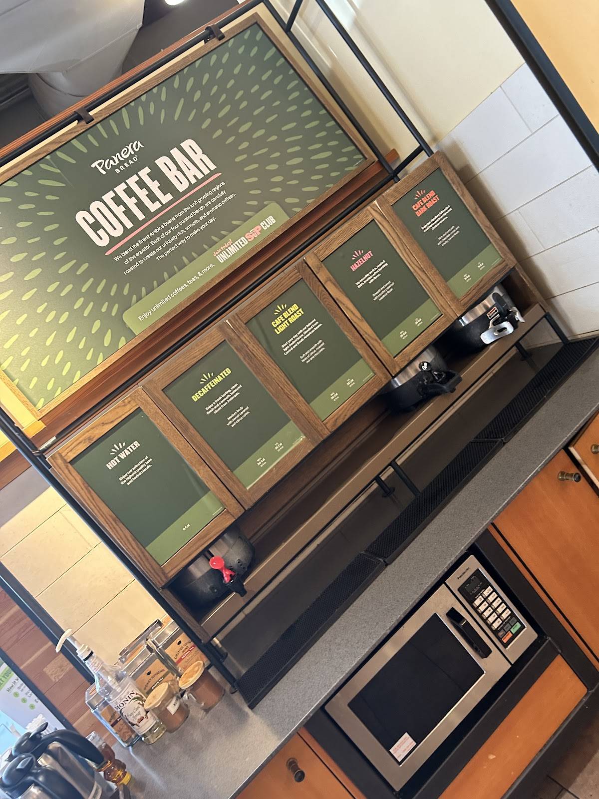 Panera Bread меню