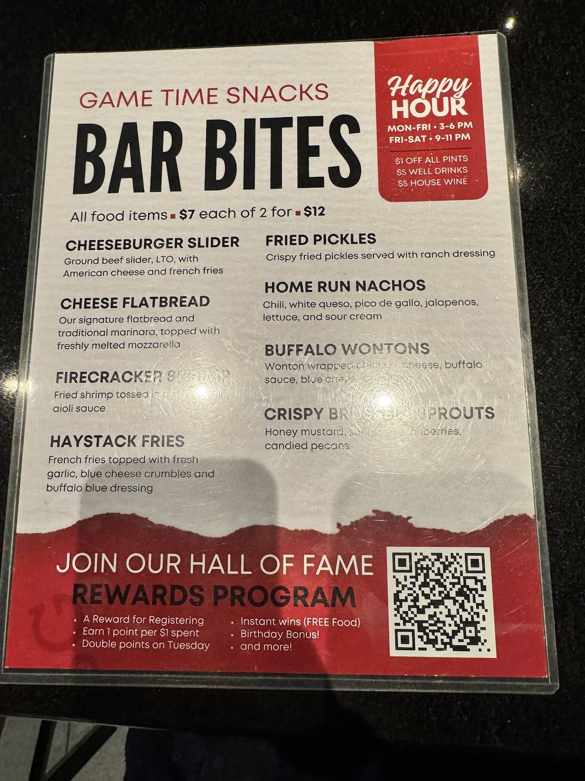 Recovery Sports Grill меню
