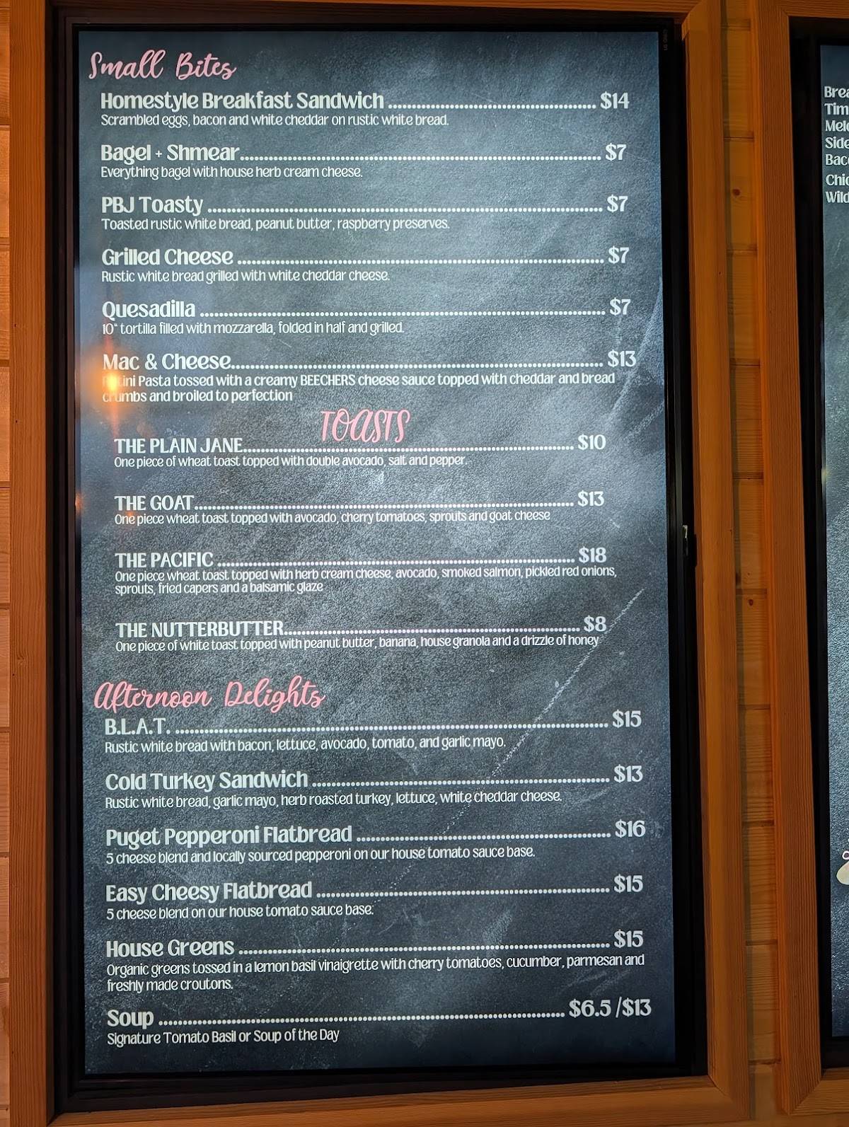 Red Twig Cafe and Bakery меню