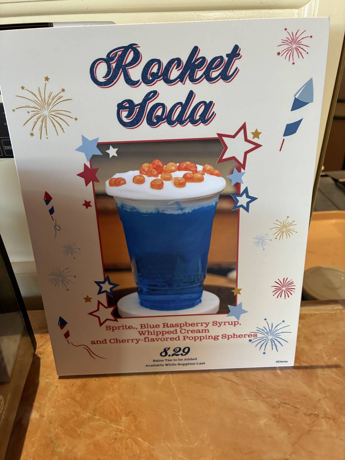 Refreshment Corner меню