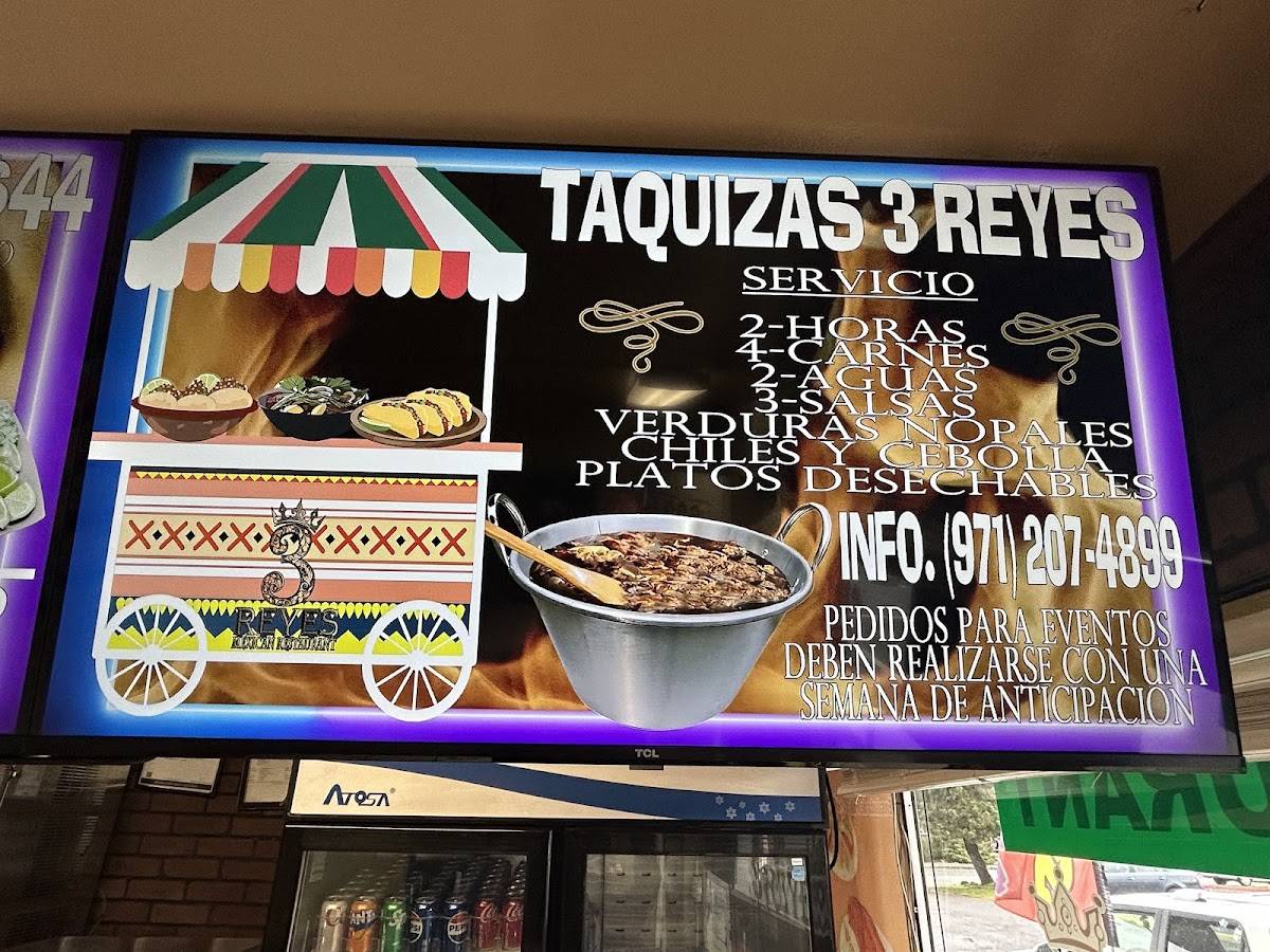 Restaurant 3 Reyes меню