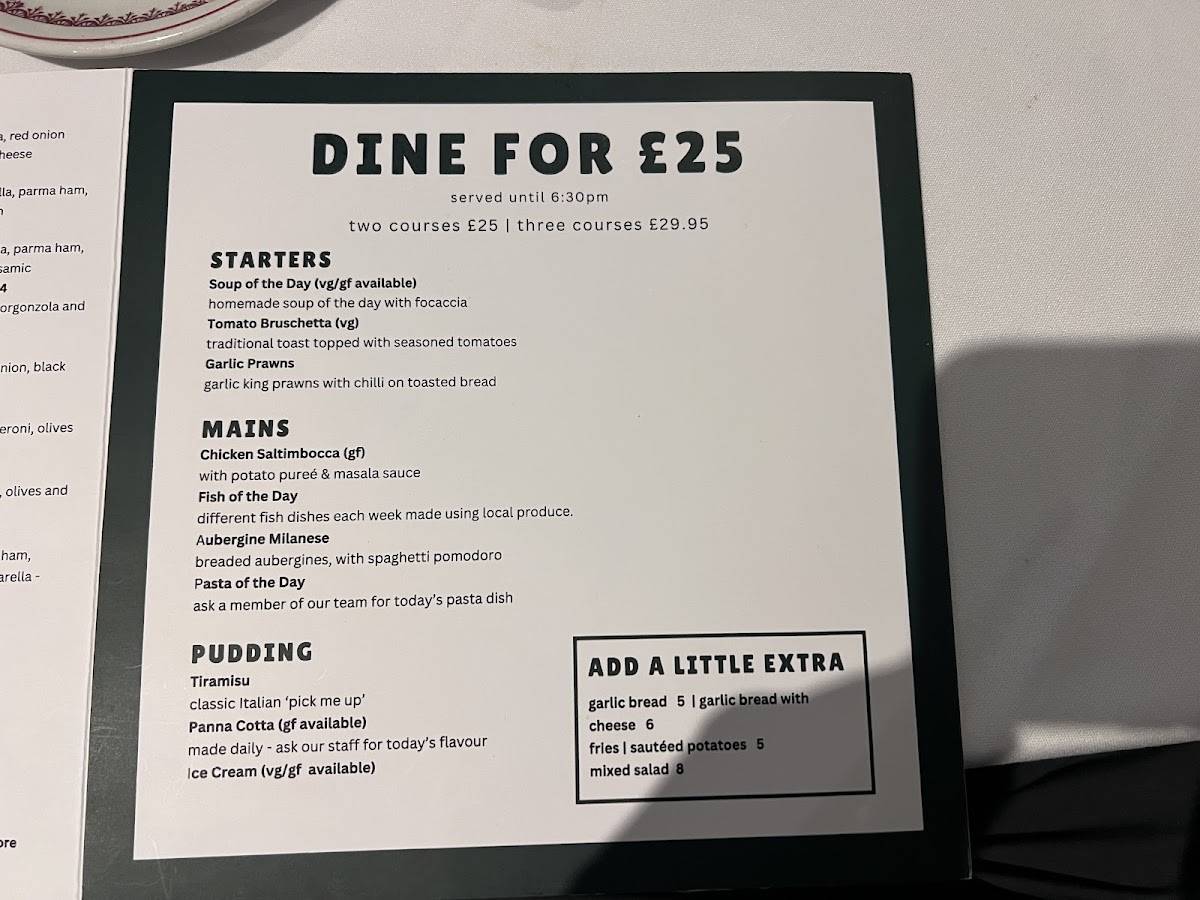 Alfredo's Restaurant меню