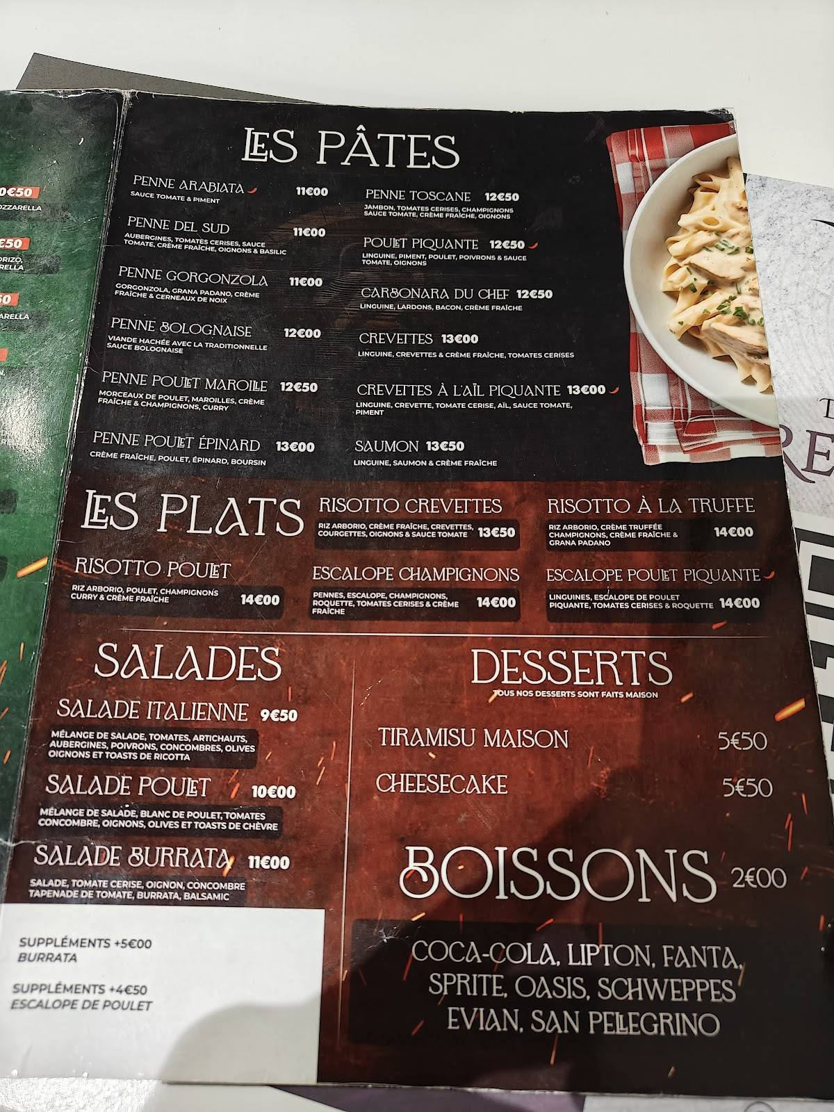 Bellizzi Pizzeria Roubaix меню