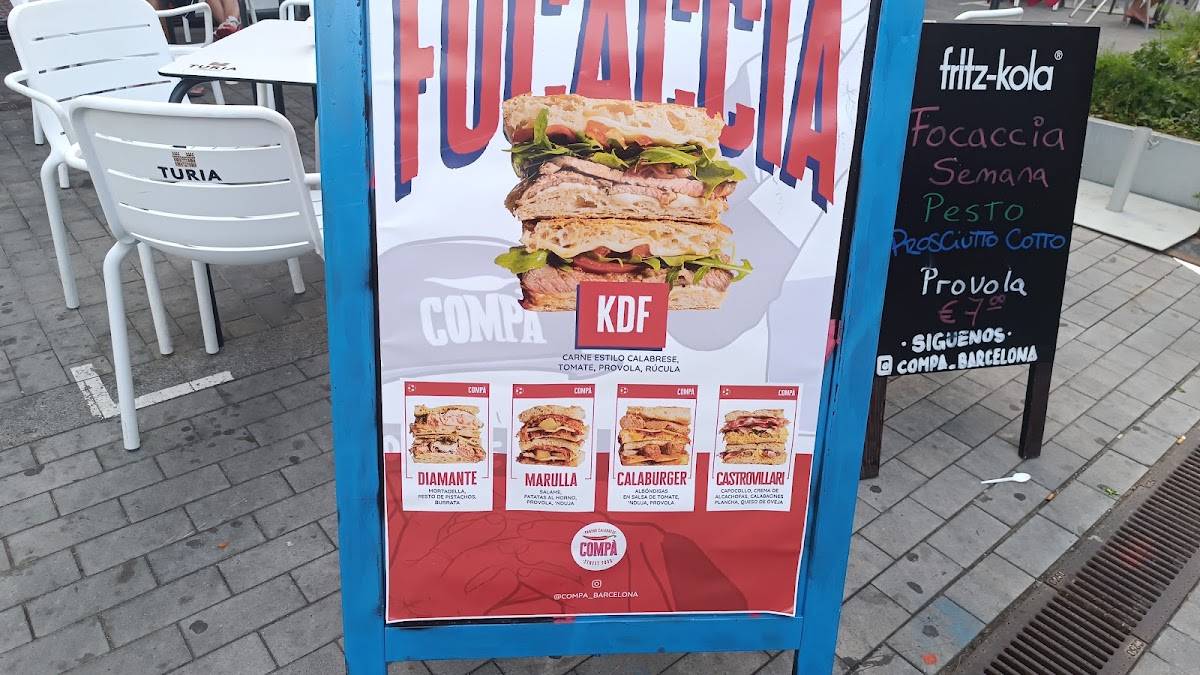 COMPÀ Castelldefels - Panino Calabrese меню