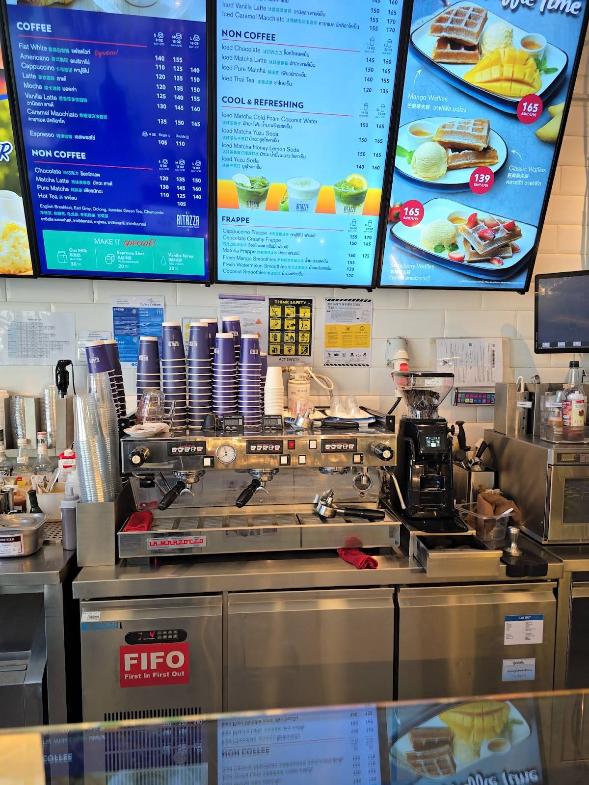 Cafe Ritazza (Terminal 1 Floor 3) меню