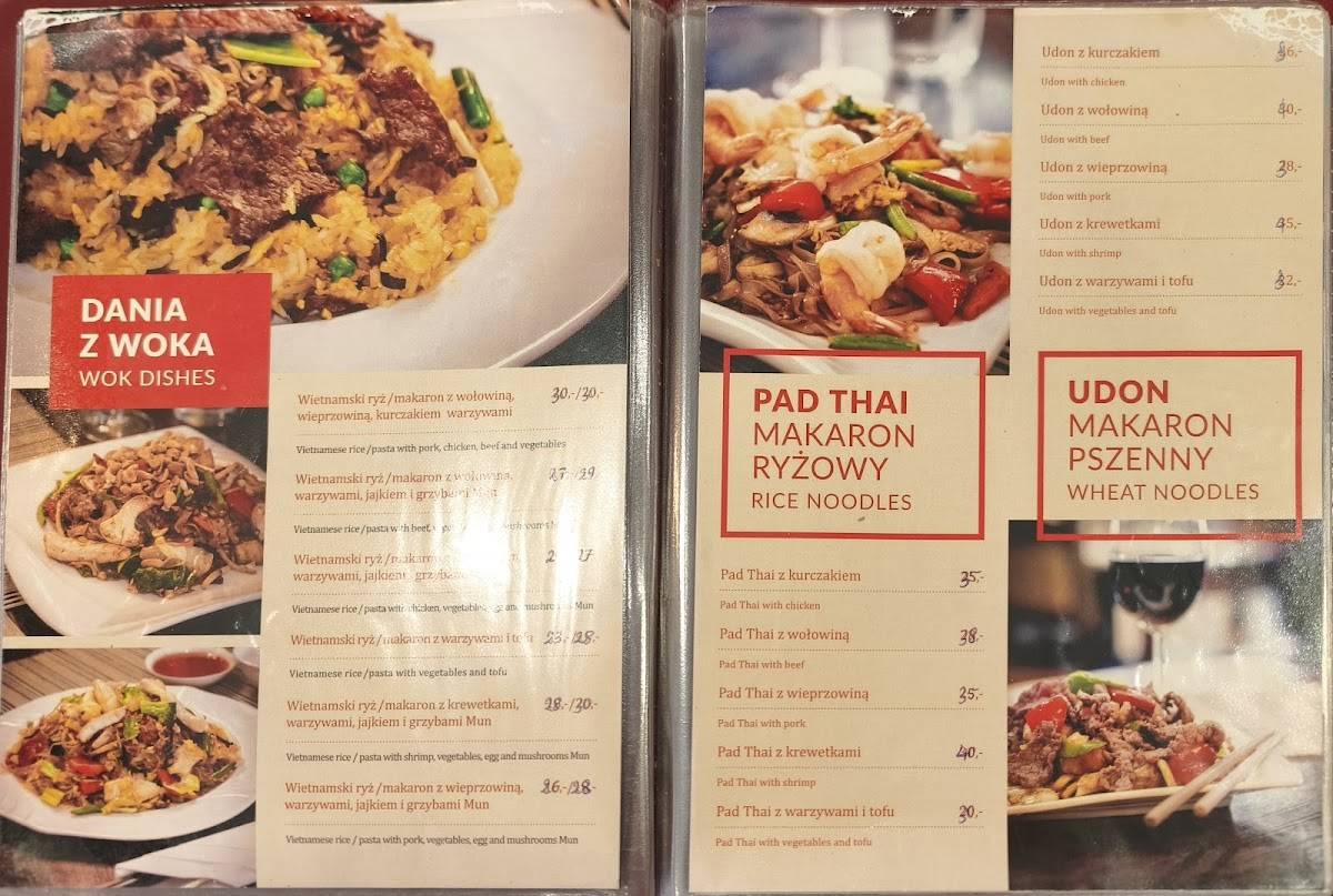Daystar restauracja wietnamska w Warszawie меню