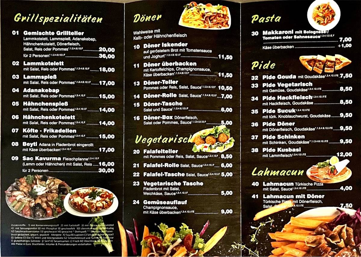 Döner Chef меню