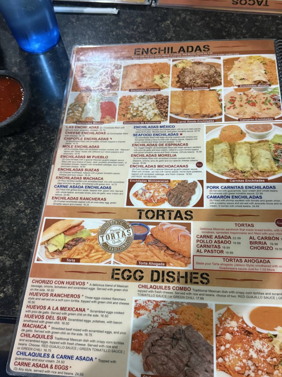 EL TEQUILEÑO Family Mexican Restaurant меню