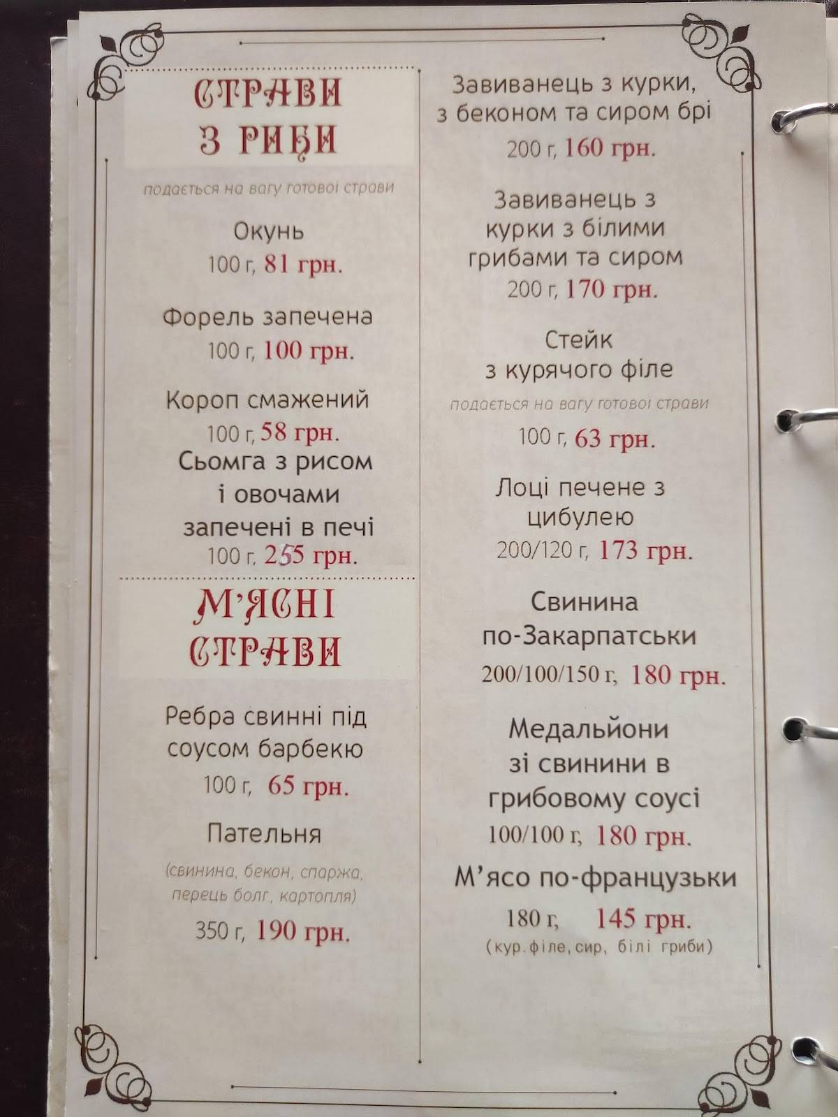 Фокус меню